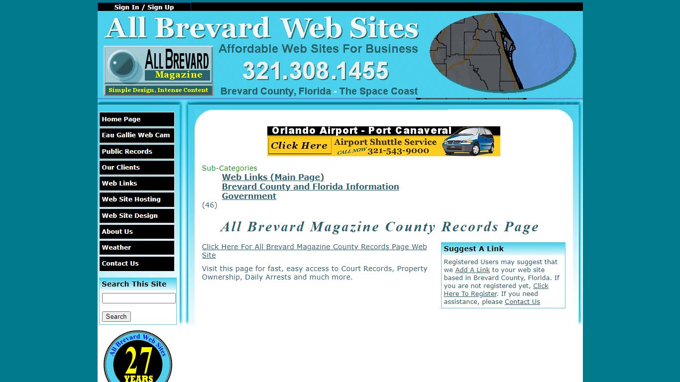 All Brevard Web Sites | Brevard County Information, Public Records, Web ...